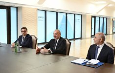 Prezident İlham Əliyev Beynəlxalq Kanoe, Avarçəkmə və Draqon Qayıqları federasiyalarının prezidentləri ilə görüşüb (FOTO/VİDEO) (YENİLƏNİB)