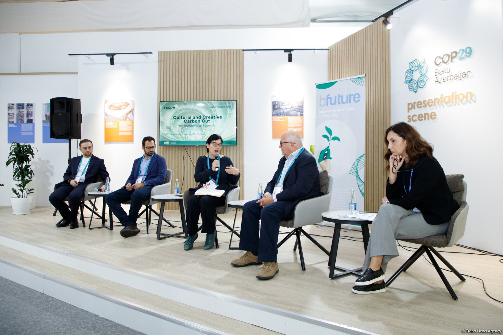COP29 çərçivəsində "Karbon qazının mədəni və kreativ azaldılması: Beynəlxalq ssenari" adlı forum keçirildi (FOTO)