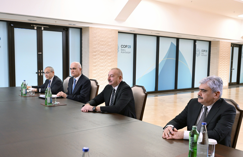 Prezident İlham Əliyev Rusiyanın maliyyə naziri və Dövlət Dumasında fraksiya rəhbəri ilə görüşüb (FOTO/VİDEO) (YENİLƏNİB)
