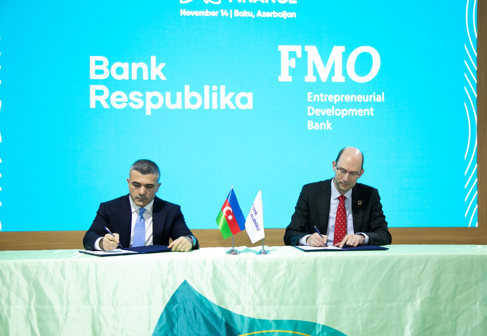 COP29 çərçivəsində Bank Respublika və FMO arasında böyük kredit sazişi imzalandı (FOTO)