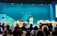 COP29 çərçivəsində İqlimə davamlı gələcək üçün insan inkişafına sərmayə qoyuluşu üzrə Yüksək Səviyyəli Görüş keçirilib (FOTO)