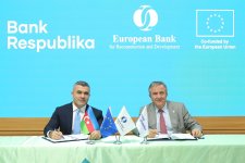 Bank Respublika və EBRD COP29 çərçivəsində yaşıl kredit sazişi imzalayıb (FOTO)