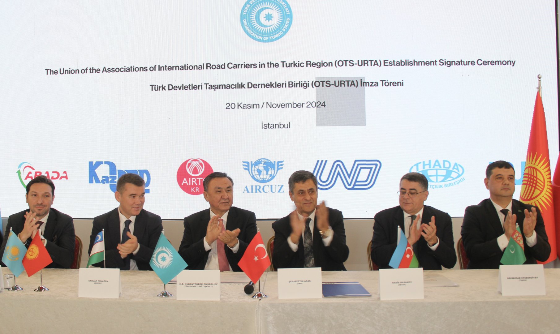 "Türk Regionunda Beynəlxalq Avtomobil Daşıyıcıları Assosiasiyaları Birliyi" yaradılıb (FOTO)