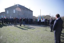 Xaçmaz rayonunun Nağıoba kəndinə ilk dəfə təbii qaz verilib (FOTO)