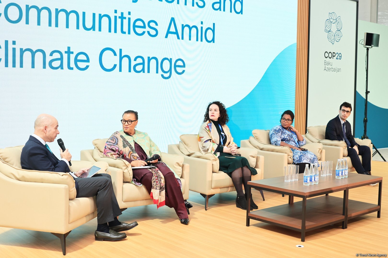 COP29 çərçivəsində “İqlim dəyişmələri şəraitində Kiçik ada dövlətləri və icmaların ekosistemləri”
mövzusunda sessiya keçirilib (FOTO)