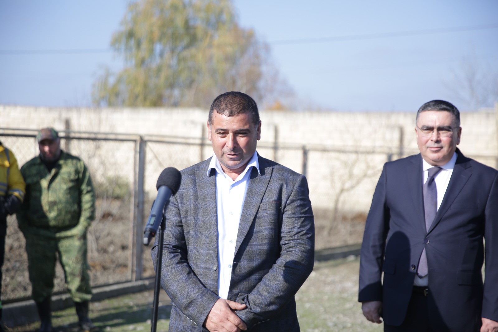 Xaçmaz rayonunun Nağıoba kəndinə ilk dəfə təbii qaz verilib (FOTO)