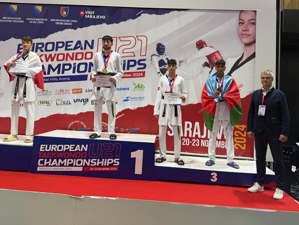 Taekvonduçumuz  Avropa çempionatında bürünc medal qazanıb (FOTO)