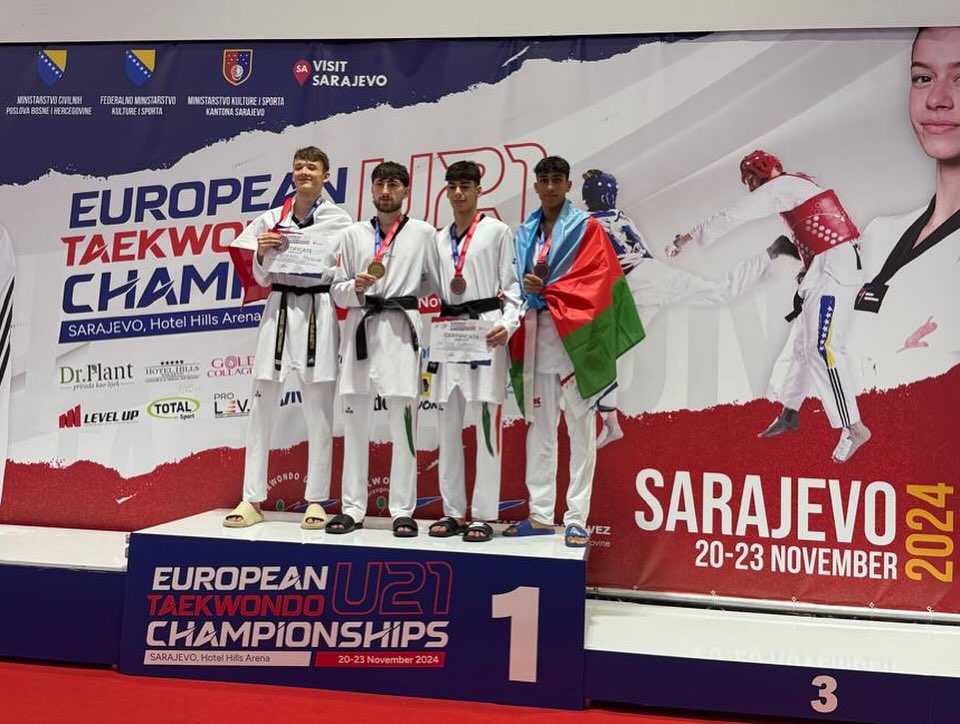 Taekvonduçumuz  Avropa çempionatında bürünc medal qazanıb (FOTO)