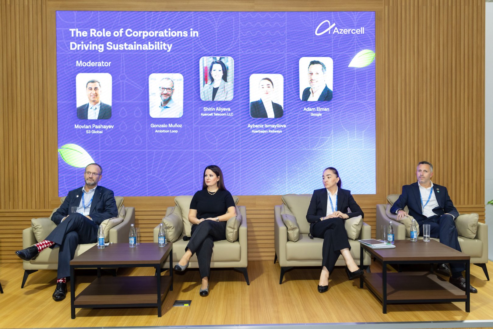 Azercell “Dayanıqlıllığın təmin edilməsində təşkilatların rolu” mövzusunda panel müzakirəsi keçirib (FOTO)