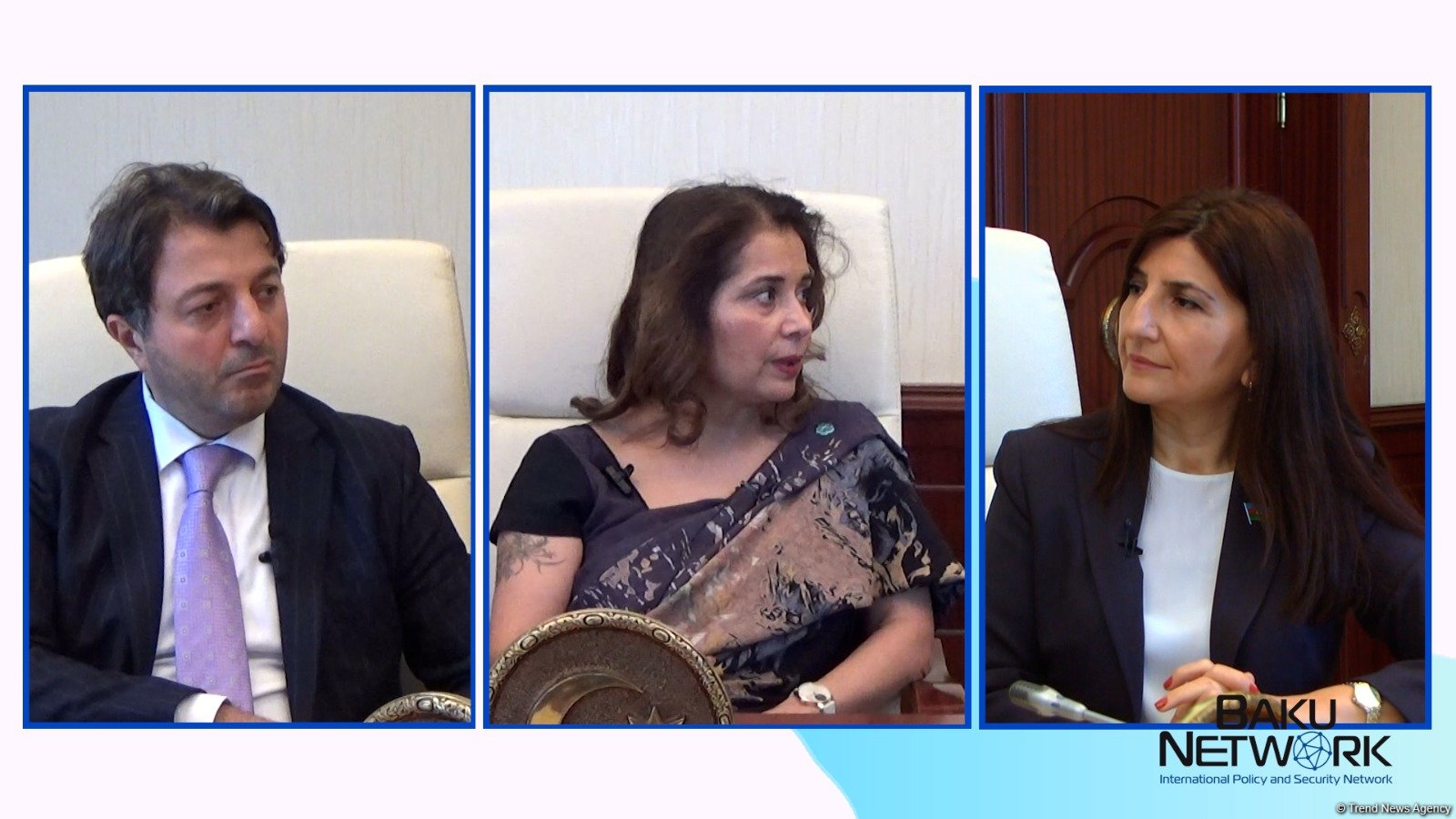 Malini Mehra, Tural Gəncəliyev və   Sevil Mikayılova qlobal iqlim problemləri ilə mübarizə tədbirlərini müzakirə ediblər – Milli Məclisin və “Baku Network”un birgə layihəsi (VİDEO)