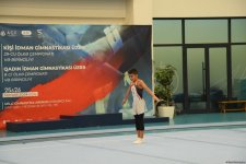 Kişi idman gimnastikası üzrə 29-cu, qadın idman gimnastikası üzrə 8-ci ölkə çempionatı və birinciliyi davam edir (FOTO)