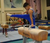 Kişi idman gimnastikası üzrə 29-cu, qadın idman gimnastikası üzrə 8-ci ölkə çempionatı və birinciliyi davam edir (FOTO)
