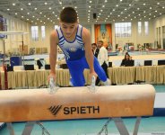 Kişi idman gimnastikası üzrə 29-cu, qadın idman gimnastikası üzrə 8-ci ölkə çempionatı və birinciliyi davam edir (FOTO)