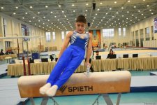 Kişi idman gimnastikası üzrə 29-cu, qadın idman gimnastikası üzrə 8-ci ölkə çempionatı və birinciliyi davam edir (FOTO)