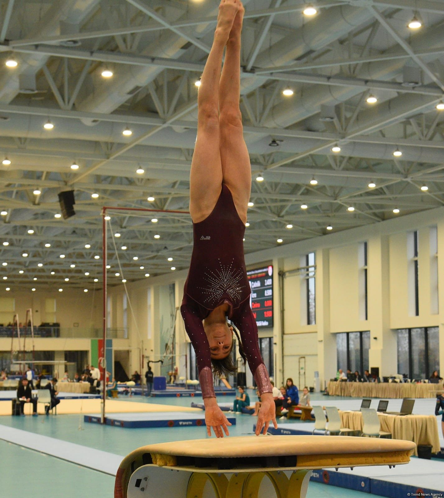 Kişi idman gimnastikası üzrə 29-cu, qadın idman gimnastikası üzrə 8-ci ölkə çempionatı və birinciliyi davam edir (FOTO)