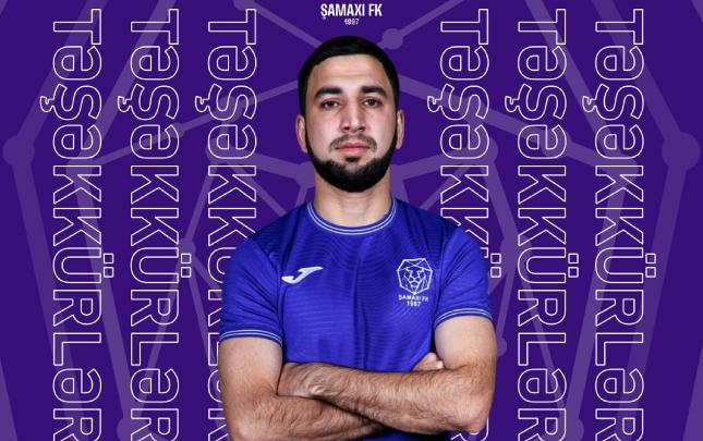 "Şamaxı" futbolçusu ilə yolları ayırıb