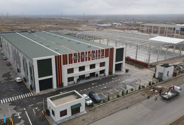 Ağdam Sənaye Parkında ilk məhsul ixracına başlanılıb