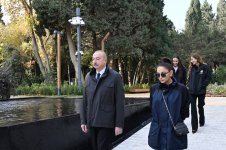 Prezident İlham Əliyev,  Birinci xanım Mehriban Əliyeva və ailə üzvləri Mərkəzi Nəbatat Bağının açılışında iştirak ediblər (FOTO/VİDEO)