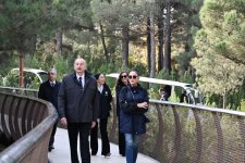 Prezident İlham Əliyev,  Birinci xanım Mehriban Əliyeva və ailə üzvləri Mərkəzi Nəbatat Bağının açılışında iştirak ediblər (FOTO/VİDEO)