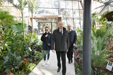 Prezident İlham Əliyev,  Birinci xanım Mehriban Əliyeva və ailə üzvləri Mərkəzi Nəbatat Bağının açılışında iştirak ediblər (FOTO/VİDEO)