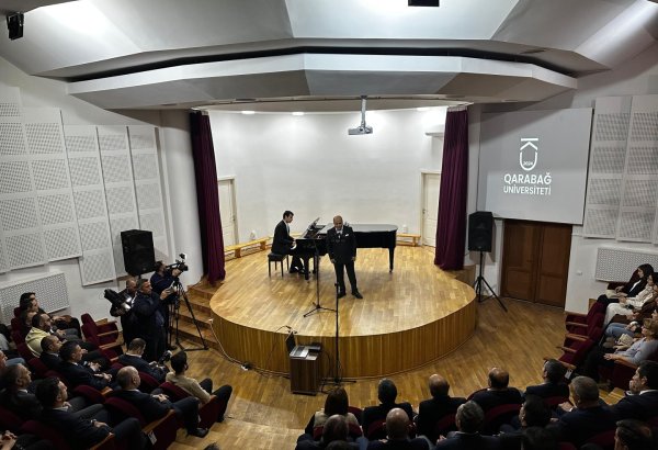 Xankəndidə Qarabağ Universitetinin yaradılmasının ildönümü ilə bağlı konsert təşkil edilib (FOTO)