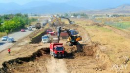 Ağdam-Əsgəran-Xocalı-Xankəndi yolunun yenidən qurulması sürətlə davam etdirilir (FOTO/VİDEO)