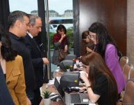 Bakıda Beynəlxalq Bankçılıq Forumunun birinci günü başa çatıb (FOTO) (ƏLAVƏ EDİLİB)