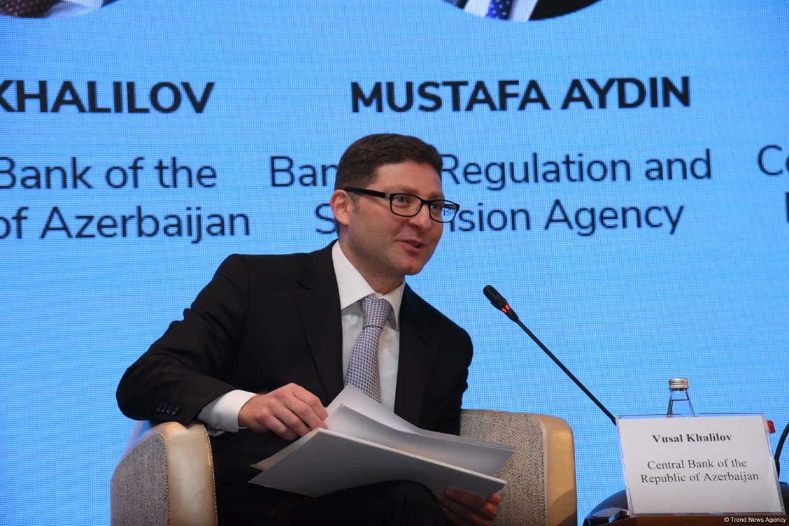 Bakıda Beynəlxalq Bankçılıq Forumunun birinci günü başa çatıb (FOTO) (ƏLAVƏ EDİLİB)