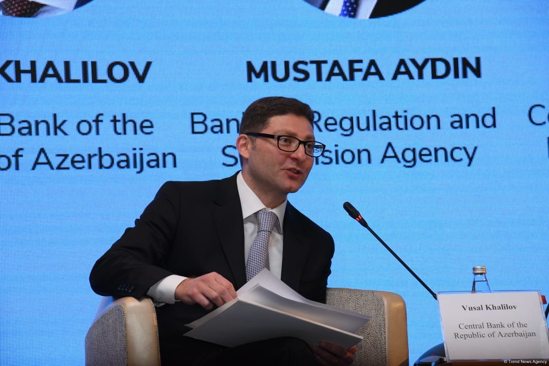 Bakıda Beynəlxalq Bankçılıq Forumunun birinci günü başa çatıb (FOTO) (ƏLAVƏ EDİLİB)