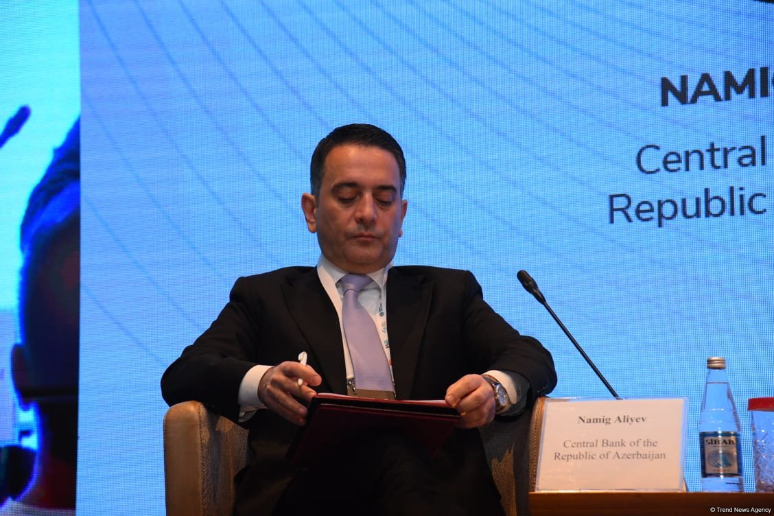 Bakıda Beynəlxalq Bankçılıq Forumunun birinci günü başa çatıb (FOTO) (ƏLAVƏ EDİLİB)