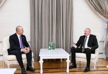 Prezident İlham Əliyev Türkiyənin sabiq xarici işlər naziri Mövlud Çavuşoğlunu qəbul edib (FOTO/VİDEO)