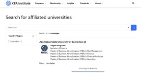 UNEC-in MBA Proqramı nüfuzlu CFA İnstitutunun akkreditasiyasını əldə etdi! (FOTO)