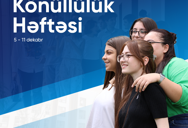 “UNEC Könüllülük Həftəsi”nə start verilib