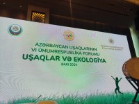 Azərbaycan Uşaqlarının VI Ümumrespublika Forumu keçirilib (FOTO) (ƏLAVƏ EDİLİB)