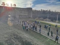 "Şuşa - İƏT-in Gənclər Paytaxtı 2024" Beynəlxalq Proqramının iştirakçıları Şuşa  və Xankəndi turuna çıxıblar (FOTO)