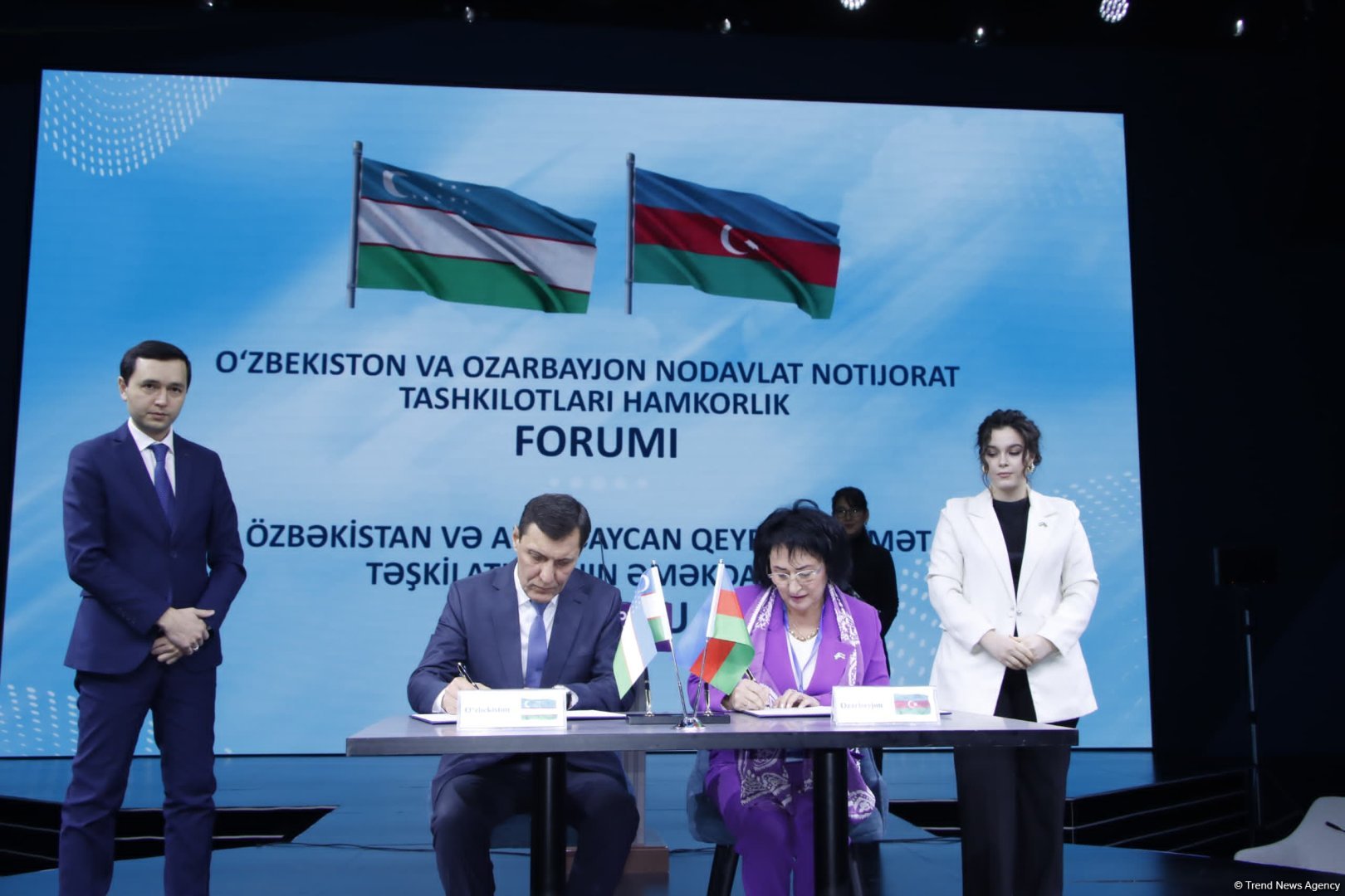 Daşkənddə Azərbaycan və Özbəkistan QHT-ləri arasında əməkdaşlıq memorandumları imzalanıb (FOTO)