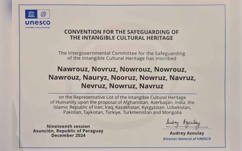 Monqolustan UNESCO-nun qeyri-maddi irs siyahısında "Novruz" nominasiyasına qoşulub