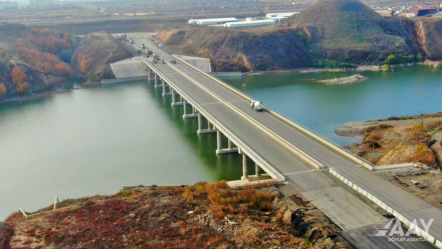 Ağdam-Füzuli avtomobil yolunda tikinti işlərinin 82% icra olunub (FOTO)