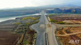 Ağdam-Füzuli avtomobil yolunda tikinti işlərinin 82% icra olunub (FOTO)