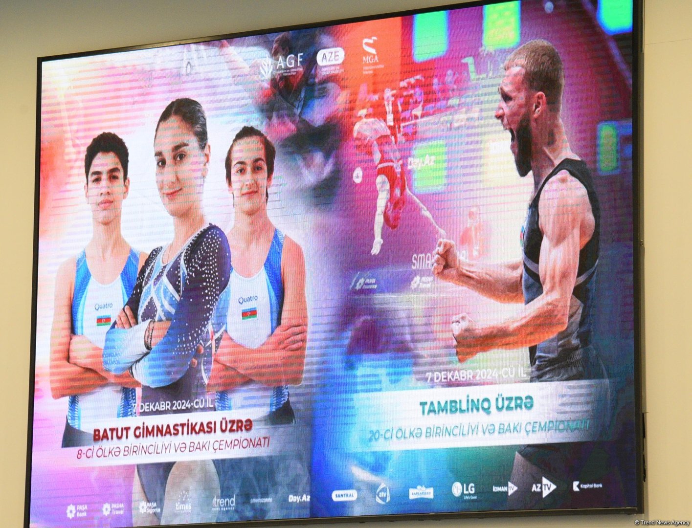 Batut gimnastikası üzrə 8-ci  və Tamblinq üzrə 20-ci Ölkə birinciliyi və Bakı çempionatı keçirilir  (FOTO)