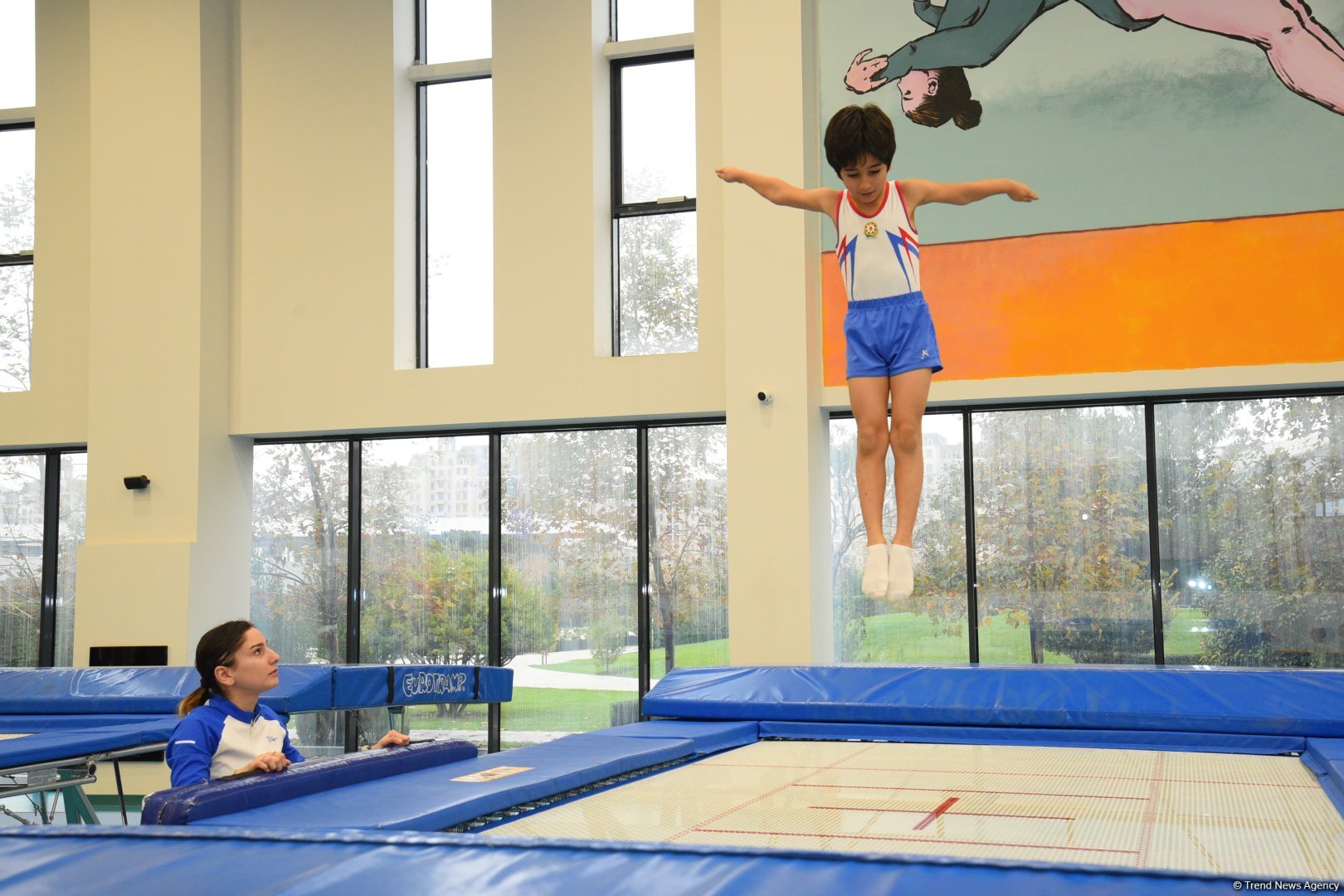 Batut gimnastikası üzrə 8-ci  və Tamblinq üzrə 20-ci Ölkə birinciliyi və Bakı çempionatı keçirilir  (FOTO)