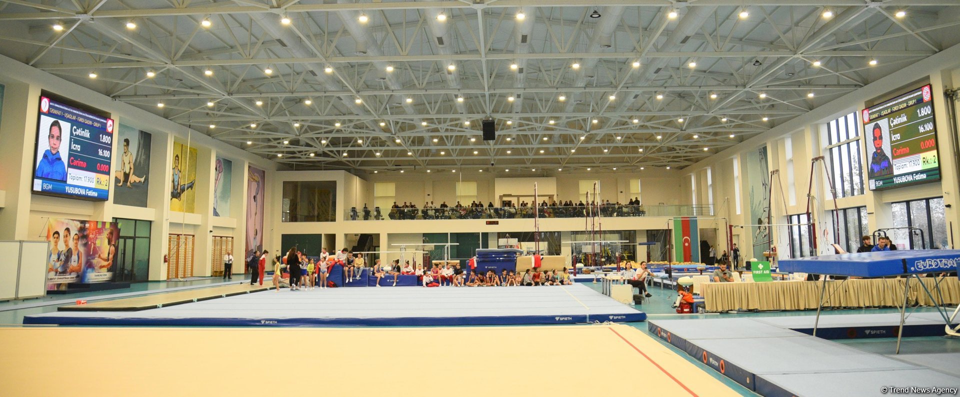 Batut gimnastikası üzrə 8-ci  və Tamblinq üzrə 20-ci Ölkə birinciliyi və Bakı çempionatı keçirilir  (FOTO)