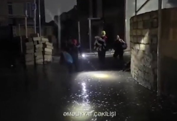 Masazırda bəzi əraziləri su basdı - 25 nəfər təxliyə edildi (VIDEO)