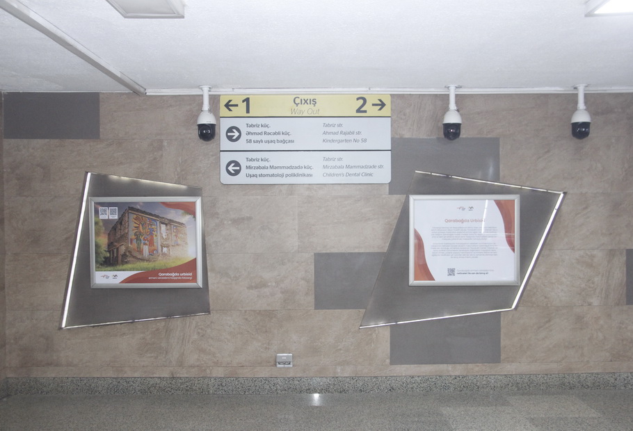 İlk dəfə metropoliten stansiyalarının çıxışları nömrələnir (FOTO)
