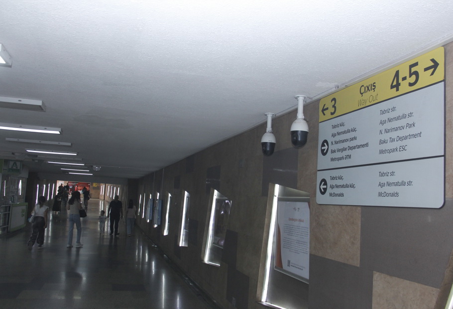 İlk dəfə metropoliten stansiyalarının çıxışları nömrələnir (FOTO)