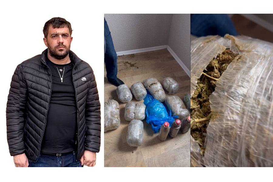 Narkotiklə bağlı tutulan mütəşəkkil dəstənin daha 2 üzvündən 26 kq narkotik vasitə götürülüb (FOTO)
