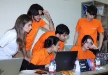 Azərbaycan Memarlıq və İnşaat Universitetində (AzMİU) Code8 Hakatonu keçirilib (FOTO)
