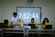 Azərbaycan Memarlıq və İnşaat Universitetində (AzMİU) Code8 Hakatonu keçirilib (FOTO)