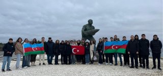 Azərbaycan və Türkiyə məktəbliləri Çanaqqalaya səfər edib