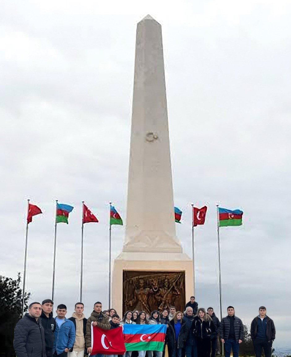 Azərbaycan və Türkiyə məktəbliləri Çanaqqalaya səfər edib
